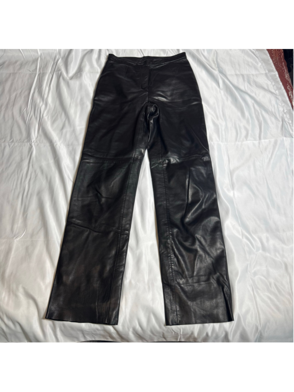 Women's Siena Studio Leather Trousers Black Size 4